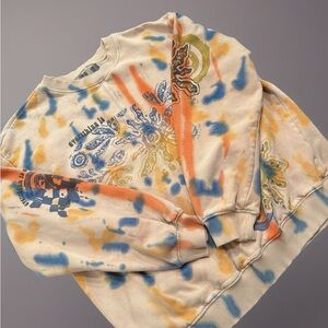 Urban Outfitters Everything is Connected Sun Tie-Dye Crewneck Sweatshirt Size M